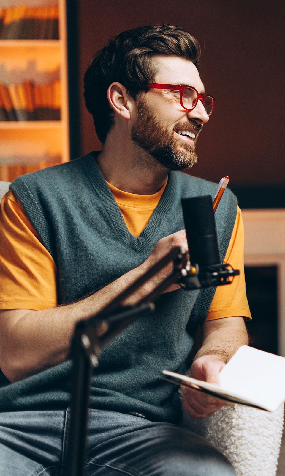 Creative Vibes Only – Bold & Brainy Content Creator Look - Image 3